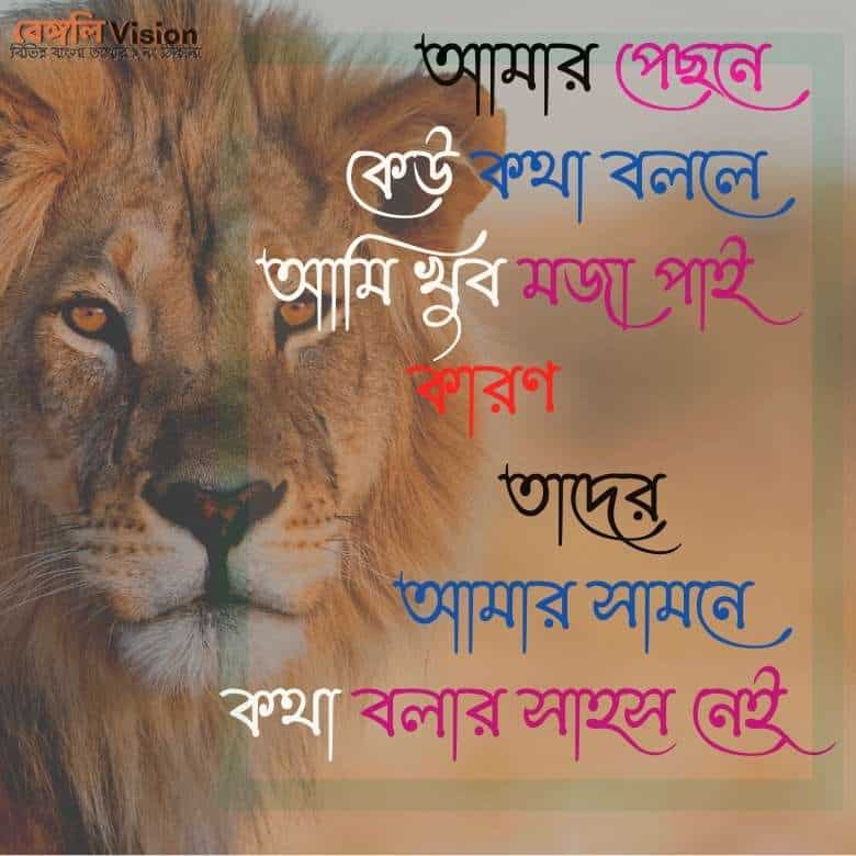 Attitude Bengali Status